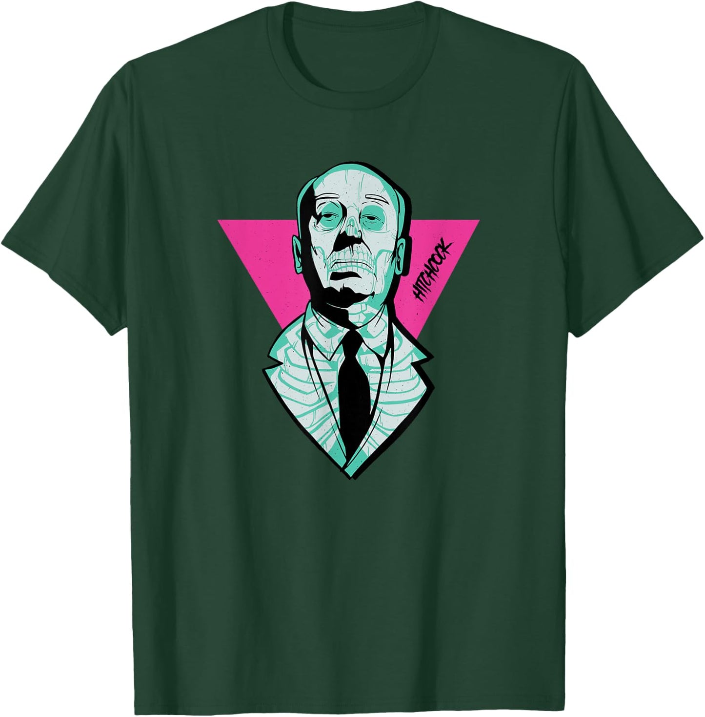 Dead Good Men's Classic Fit Black Hitchcock T-Shirt - T-Shirt | Forest