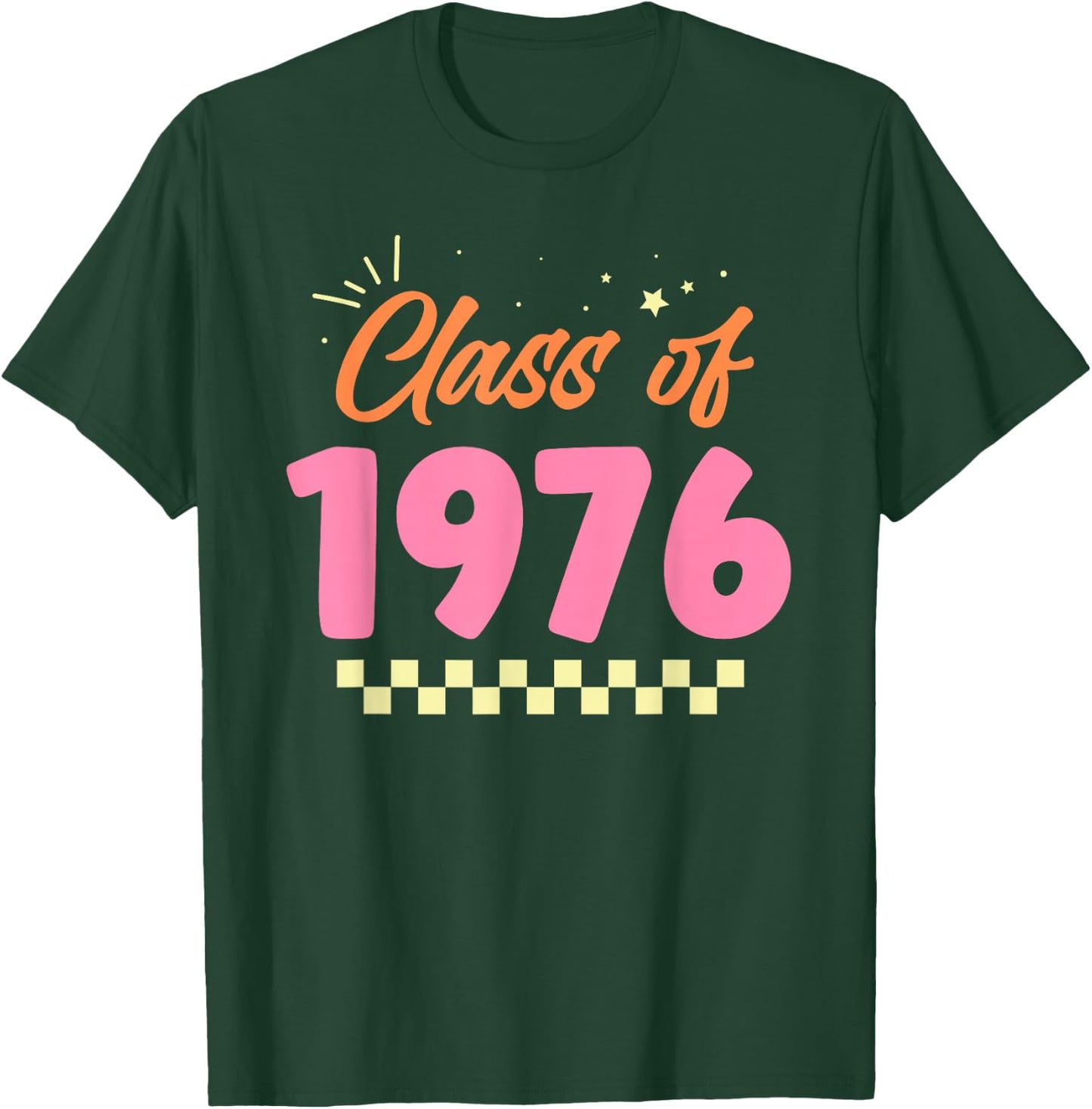 Class Of 1976 School Graduation Meetup Reunion T-Shirt - T-Shirt | Forest