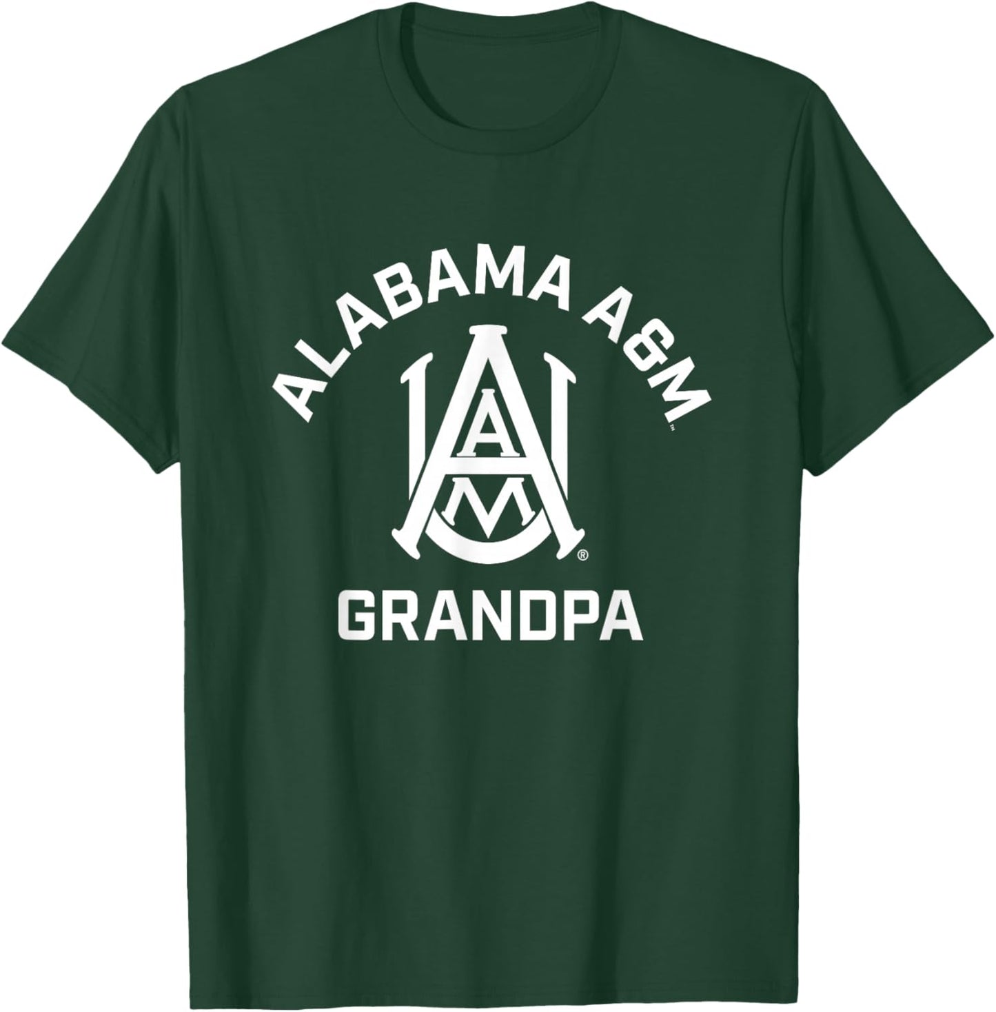 Alabama A&M University Bulldogs Arched Grandpa T-Shirt - T-Shirt | Forest