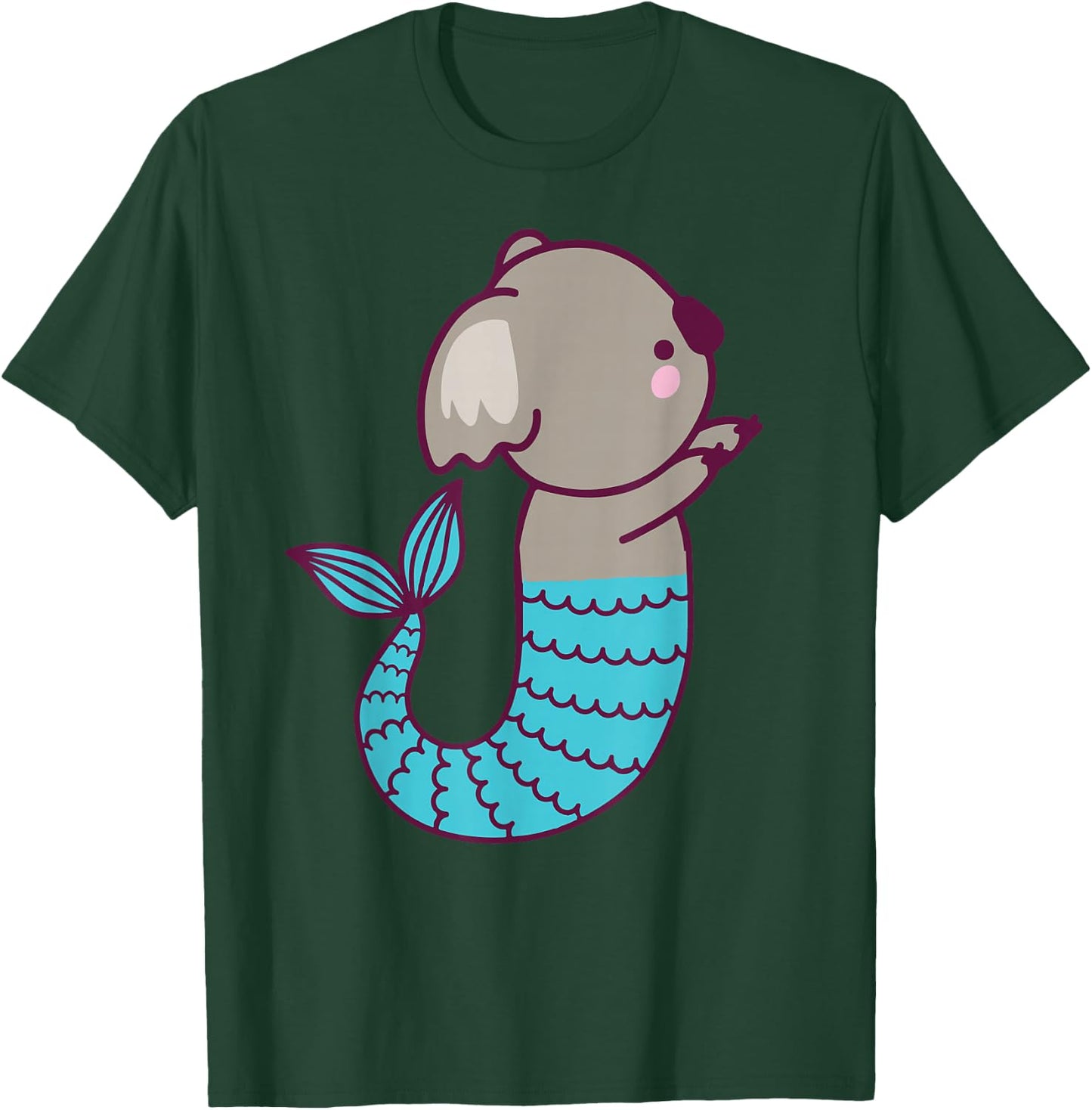 Koala Shirt Women Mermaid Girls Mermaid Gifts Koala T-Shirt - T-Shirt | Forest