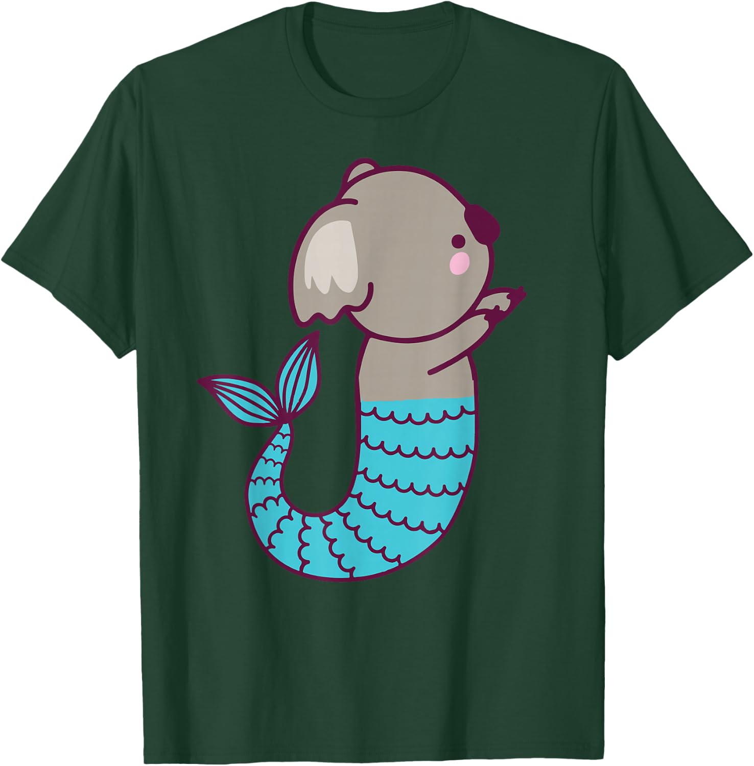 Koala Shirt Women Mermaid Girls Mermaid Gifts Koala T-Shirt - T-Shirt | Forest