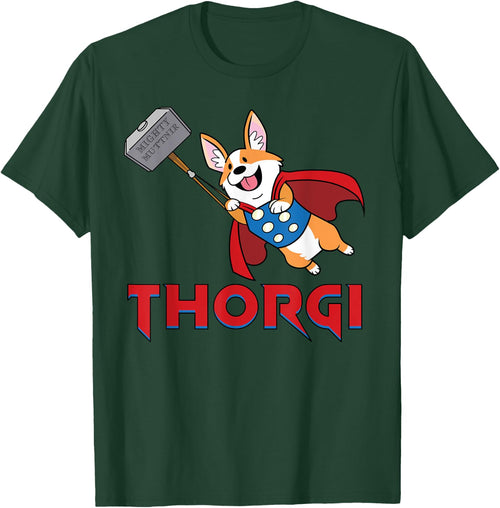 Thorgi and the Mighty Muttnir Corgi Norse God Parody