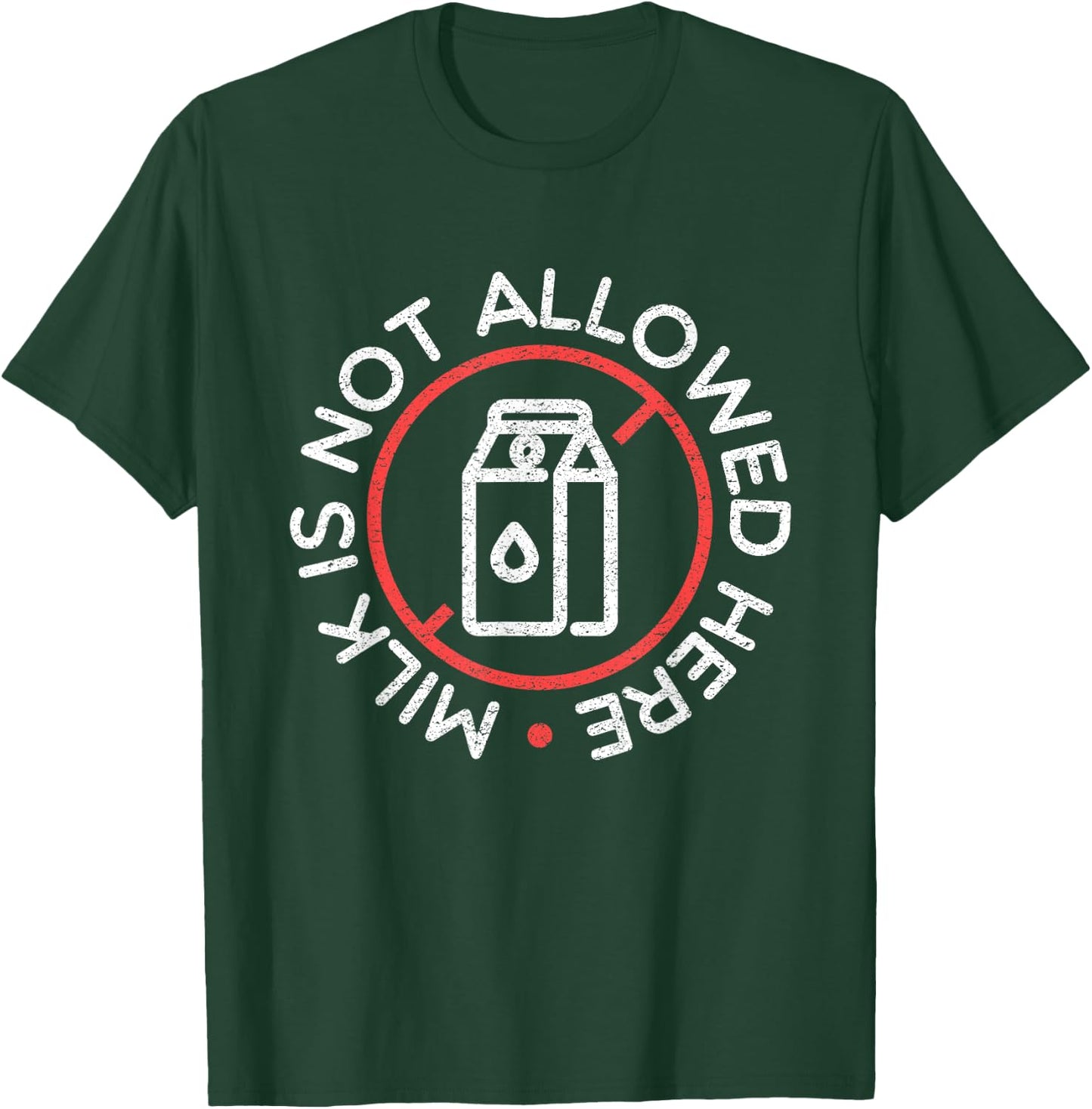 Lactose intolerance lactose milk allergy intolerance T-Shirt - T-Shirt | Forest