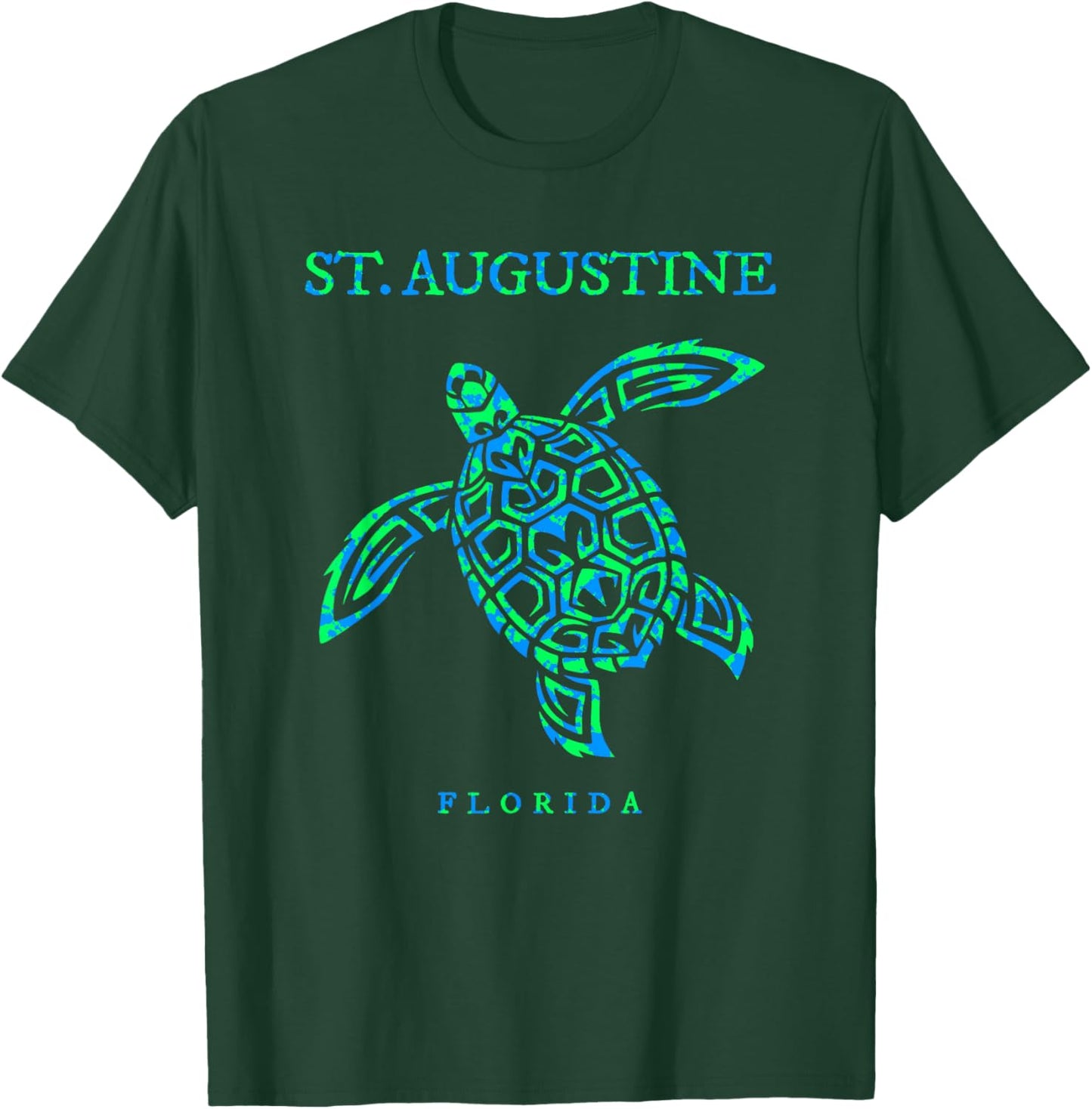 St. Augustine Florida Sea Turtle Boys Girls Souvenir T-Shirt - T-Shirt | Forest