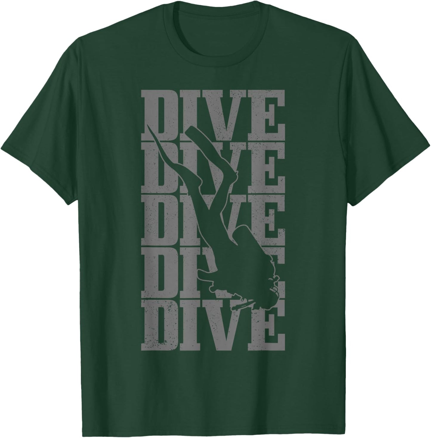 Diver Dive Diving Gift T-Shirt - T-Shirt | Forest