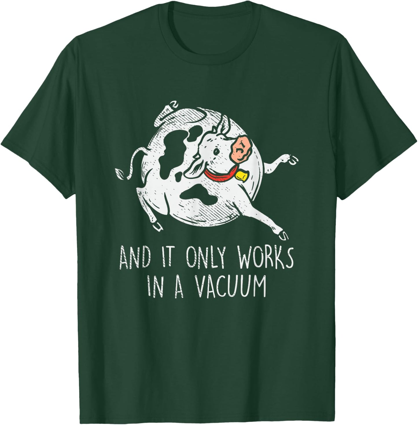 Spherical Cow Theoretical Physicists Science Professor T-Shirt - T-Shirt | Forest
