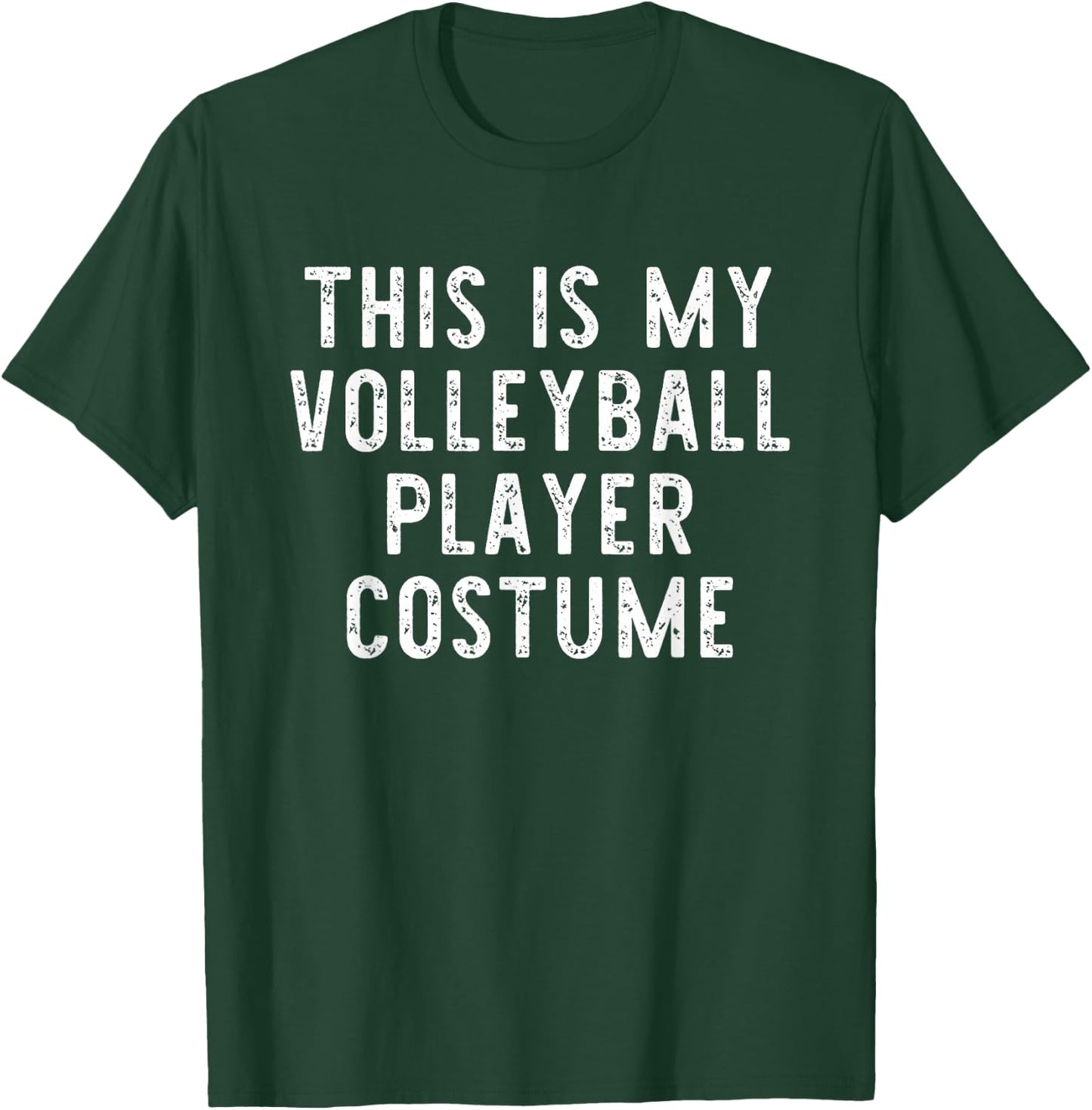 This Is My Volleyball Player Costume Halloween Simple Kids T-Shirt - T-Shirt | Forest