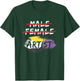 Agender Genderfluid Artist Gift Non Binary T-Shirt - T-Shirt | Forest