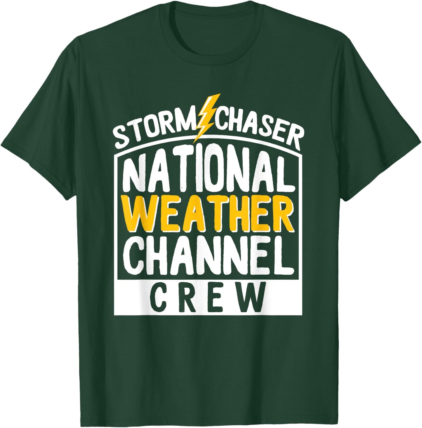 Storm Chase - National Weather Channel Crew T-Shirt - T-Shirt | Forest