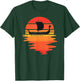 Retro Viking Ship - Cool Water Sunset Ancient Norse T-Shirt - T-Shirt | Forest
