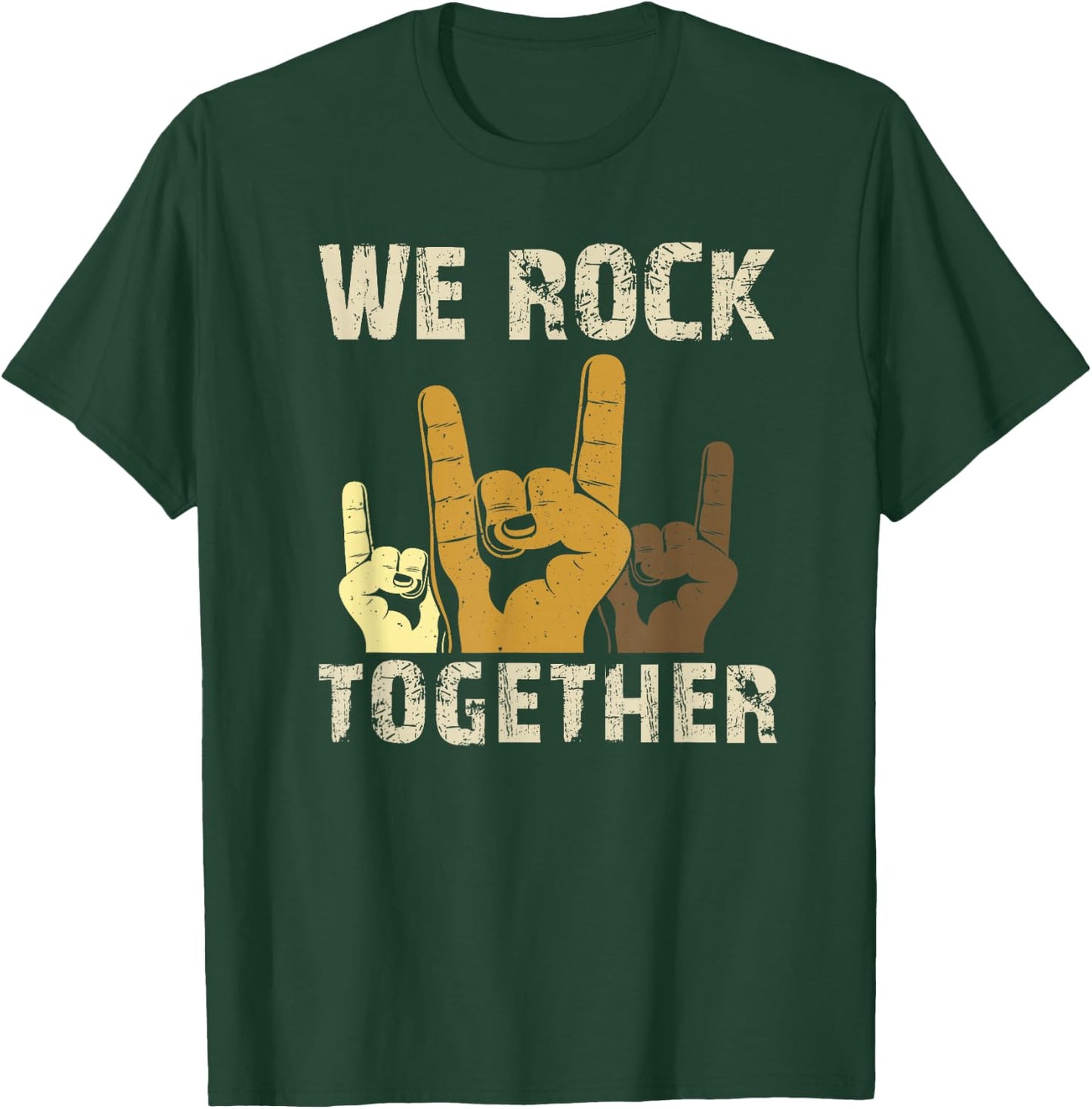 Funny We Rock Together T-Shirt - T-Shirt | Forest
