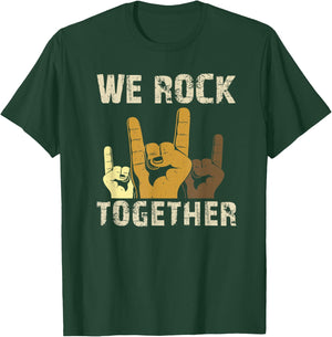 Funny We Rock Together T-Shirt - T-Shirt | Forest