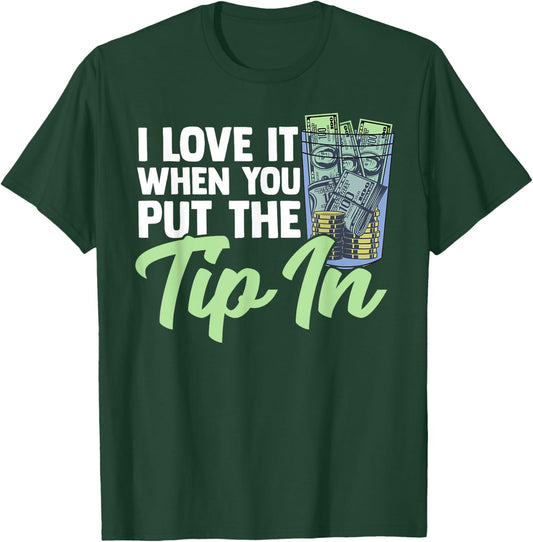 Funny Bartender Mixologist Gift Women Bartending T-Shirt - T-Shirt | Forest