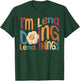 I'm Lena Doing Lena Things Funny Groovy Retro Lena T-Shirt - T-Shirt | Forest