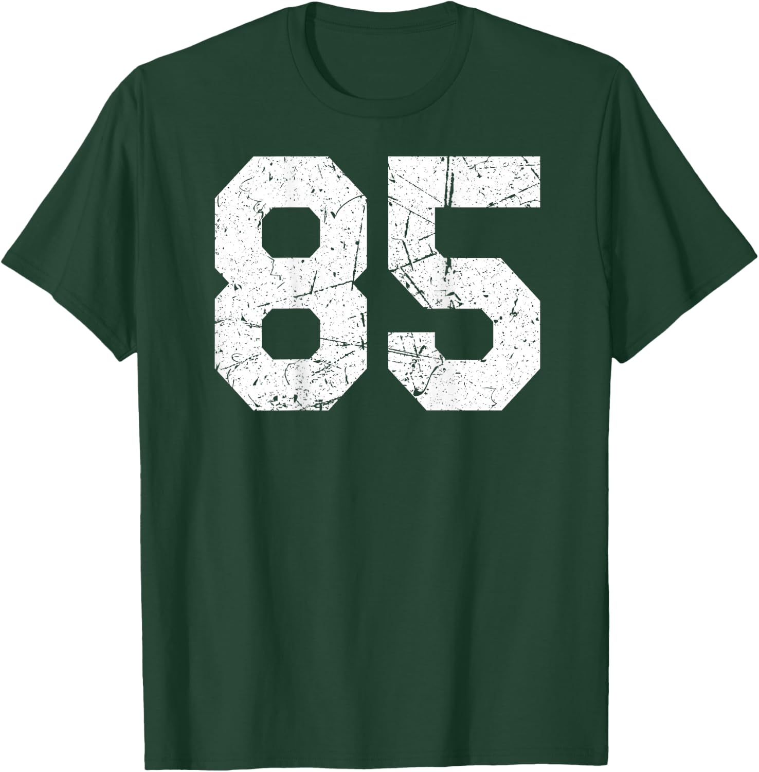 #85 Jersey Uniform Varsity Sports Number, 85th T-Shirt - T-Shirt | Forest