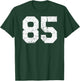 #85 Jersey Uniform Varsity Sports Number, 85th T-Shirt - T-Shirt | Forest