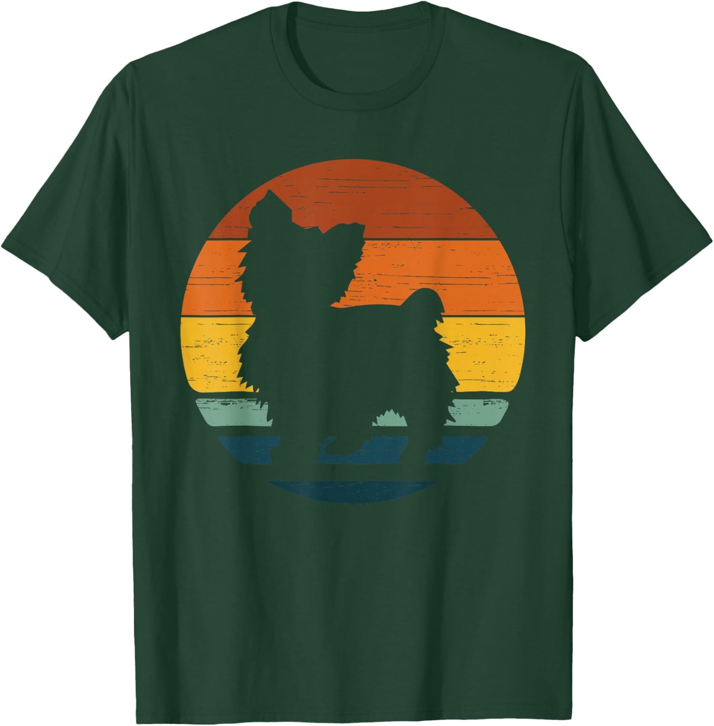 Chorkie Vintage Retro Mom Dad Dog Gift T-Shirt - T-Shirt | Forest