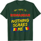My Wife Is Romanian Romania Heritage Roots Pride Flag T-Shirt - T-Shirt | Forest