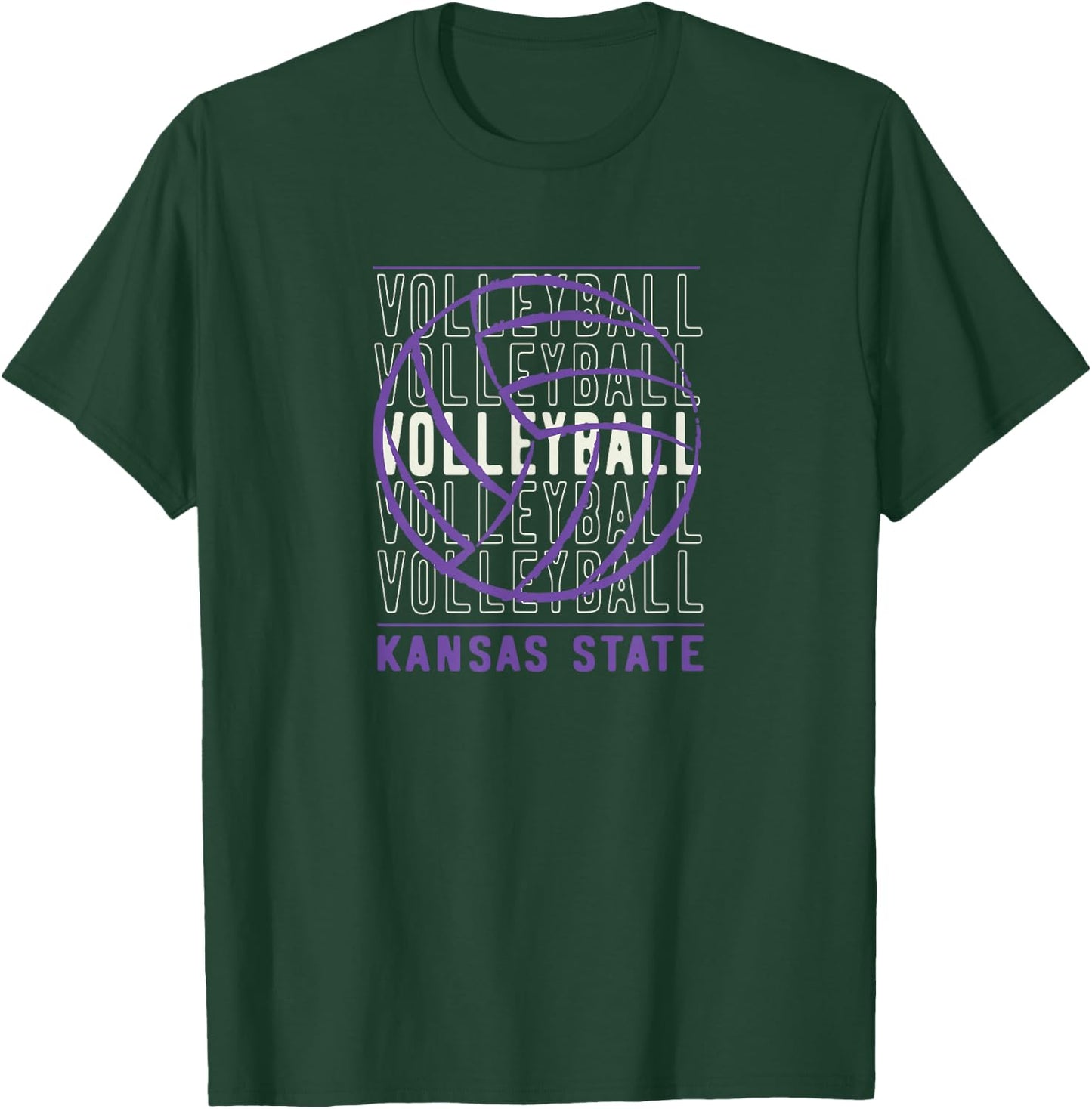 Volleyball Kansas State T-Shirt - T-Shirt | Forest