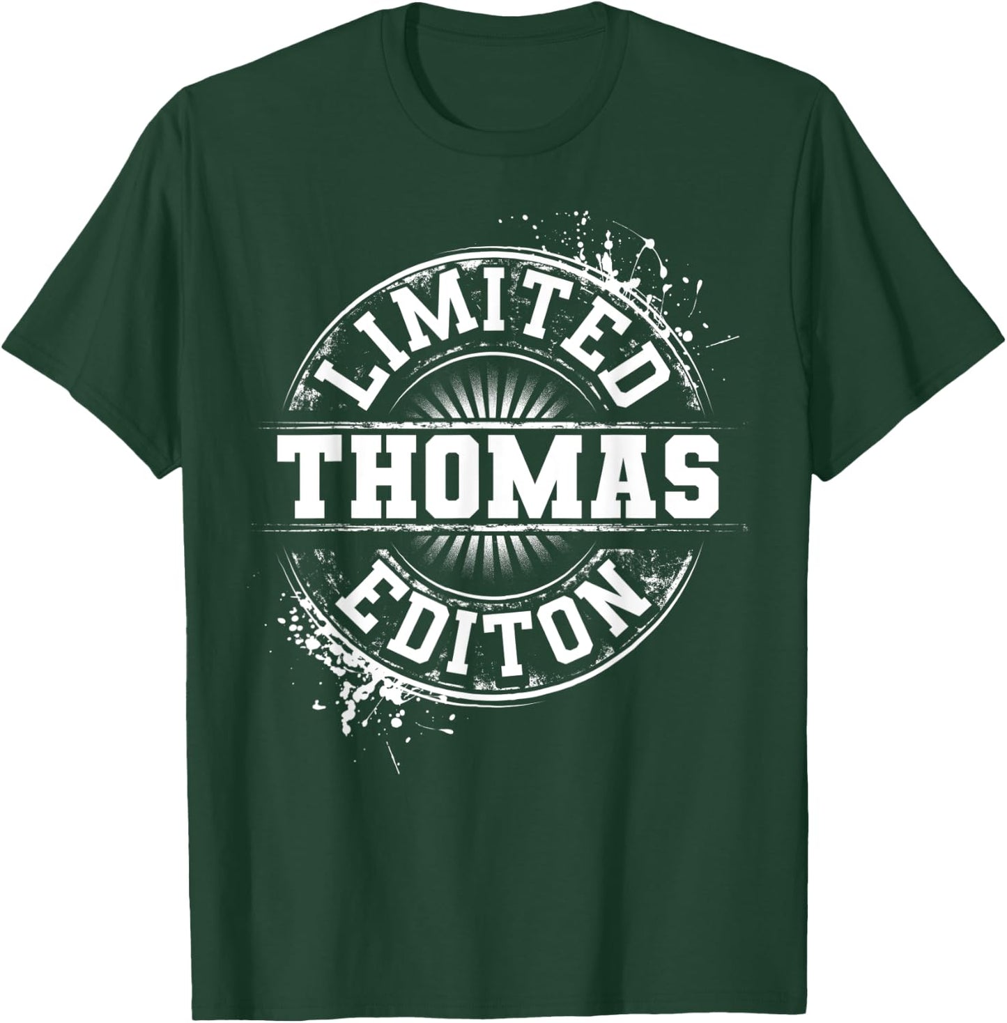THOMAS Funny Surname Family Tree Birthday Reunion Gift T-Shirt - T-Shirt | Forest