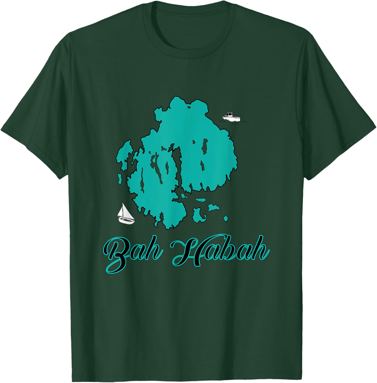 Bah Habah Maine T-Shirt - T-Shirt | Forest