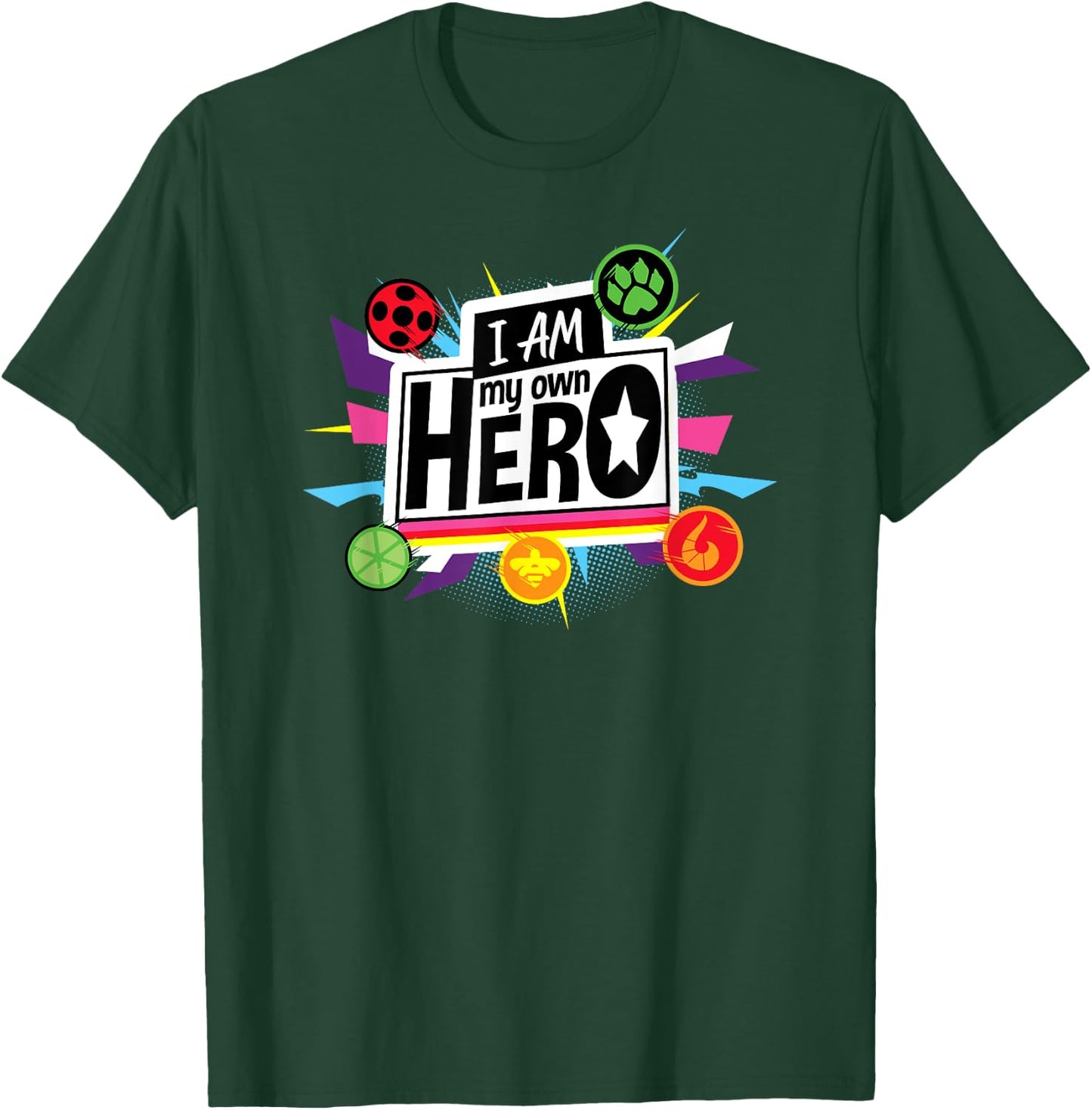 Miraculous Collection My Own Hero T-Shirt - T-Shirt | Forest
