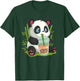 Kawaii Cute Anime Panda Otaku Japanese Bubble Boba T-Shirt - T-Shirt | Forest