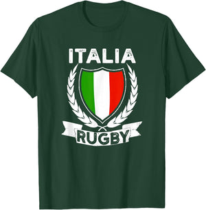 Rugby Italia Rugby Shirt For Italians And Italy Fans T-Shirt - T-Shirt | Forest