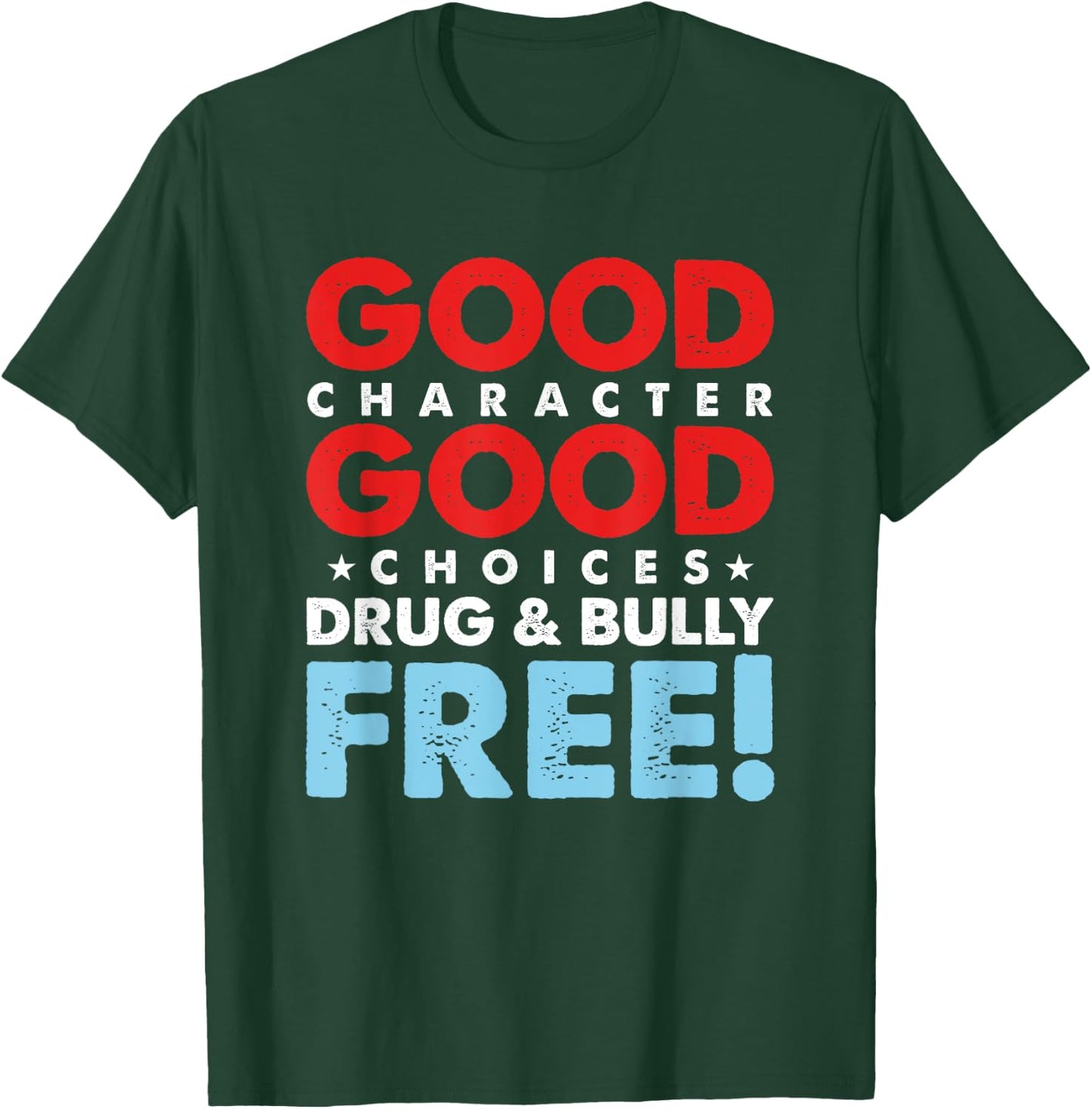 Anti-Bullying Drugs Movement Drugs & Tyranny Free T-Shirt - T-Shirt | Forest