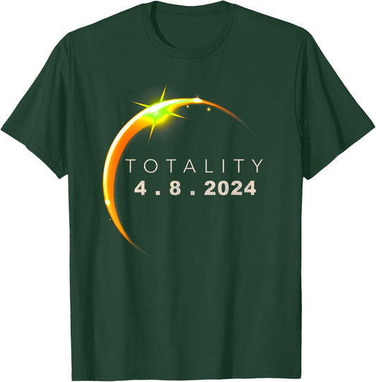 Total Solar 2024 Eclipse T-Shirt - T-Shirt | Forest