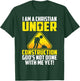 Funny Christian Under Construction Gift Catholic Men Women T-Shirt - T-Shirt | Forest