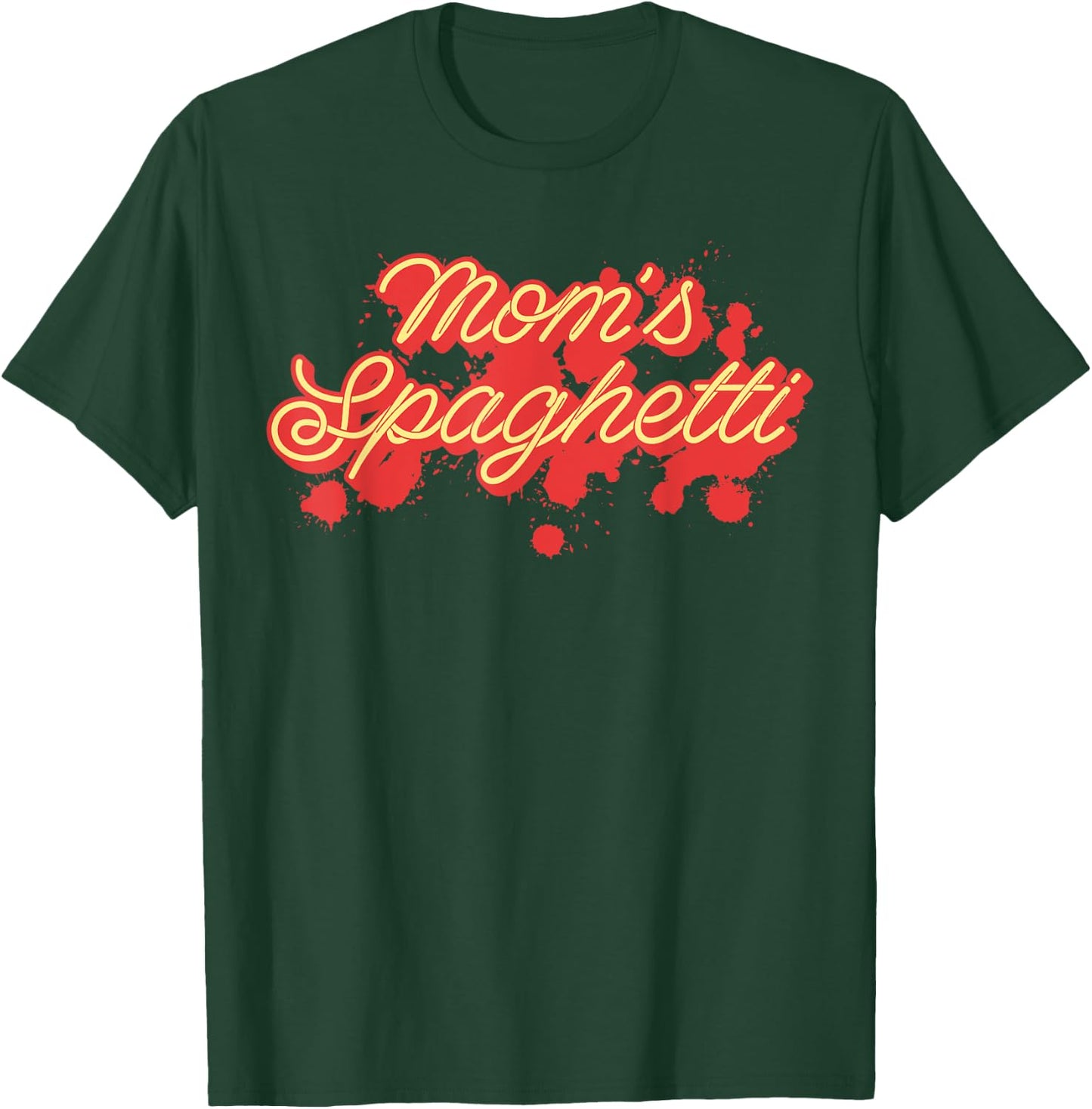 Mom's Spaghetti Meatballs Tomato Sauce Mother's Day Mommy T-Shirt - T-Shirt | Forest
