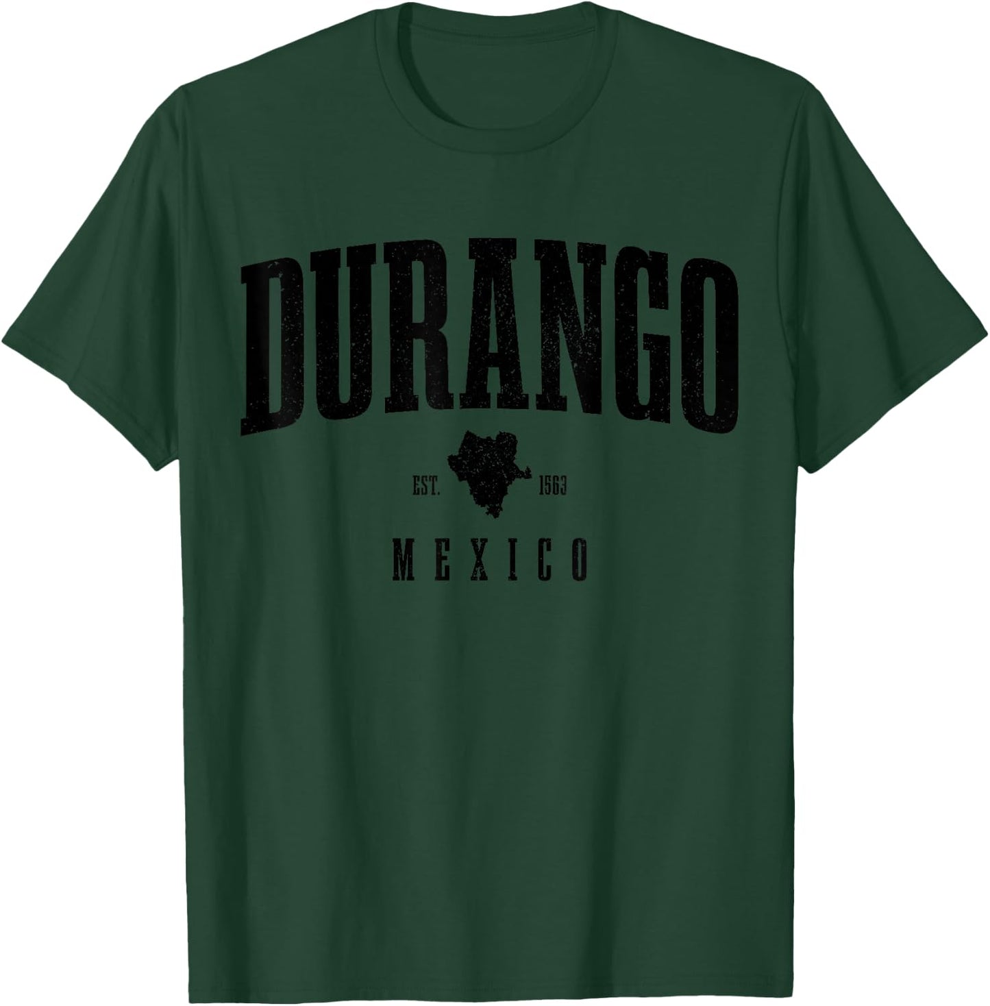 Durango Est. 1563 Vintage Mexico T-Shirt - T-Shirt | Forest
