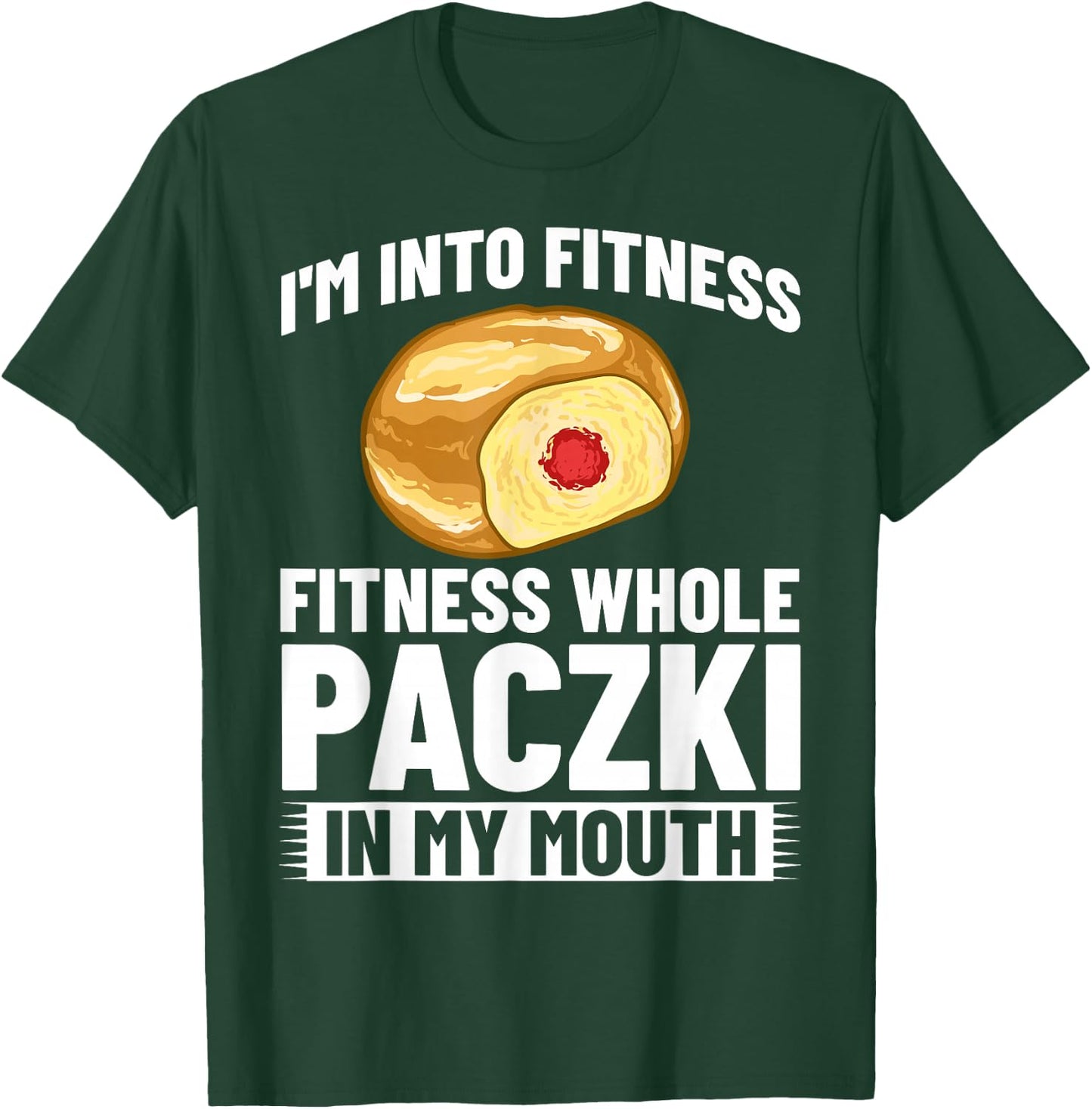 Paczki Polish Donut Poland Dessert T-Shirt - T-Shirt | Forest