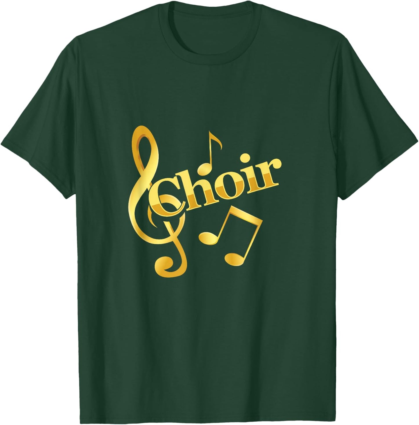Vocalist Chorus Choir Vocals Singer Notes Music Tenor Song T-Shirt - T-Shirt | Forest