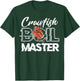 Crawfish Boil Master Cajun Seafood Festival Retro Cooking T-Shirt - T-Shirt | Forest