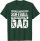 My Favorite Softball Player Calls Me Dad Father's Day T-Shirt - T-Shirt | Forest