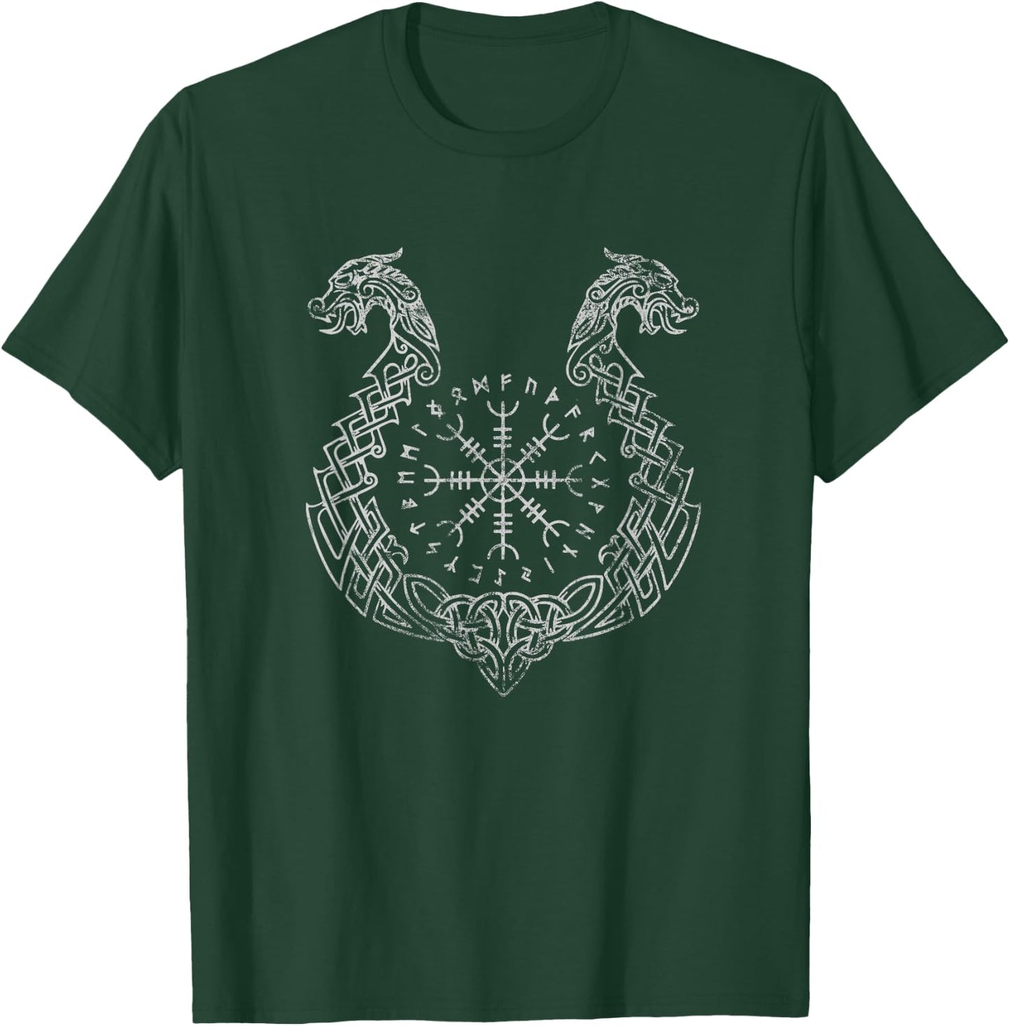 Nordic Viking Battle Folklore Iceland T-Shirt - T-Shirt | Forest