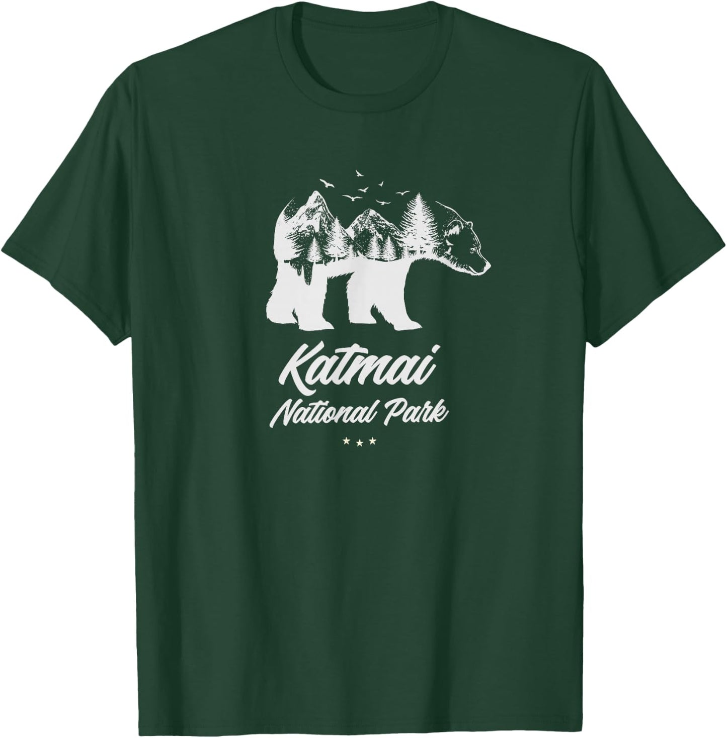 Katmai Reminder - National Park Bear Souvenir T-Shirt - T-Shirt | Forest