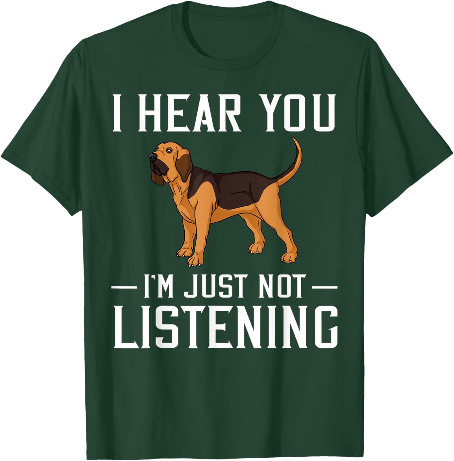 Bloodhound Dog Puppies Owner Lover T-Shirt - T-Shirt | Forest