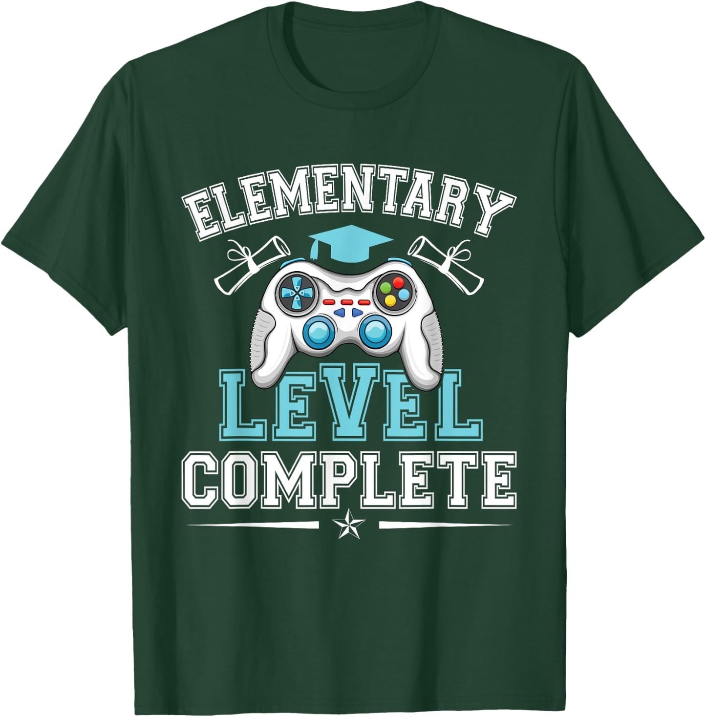 Elementary Level Complete Graduation 2025 Class Elementary T-Shirt - T-Shirt | Forest