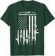 I Study Triggernometry - Funny Gun Pro Guns American Flag T-Shirt - T-Shirt | Forest