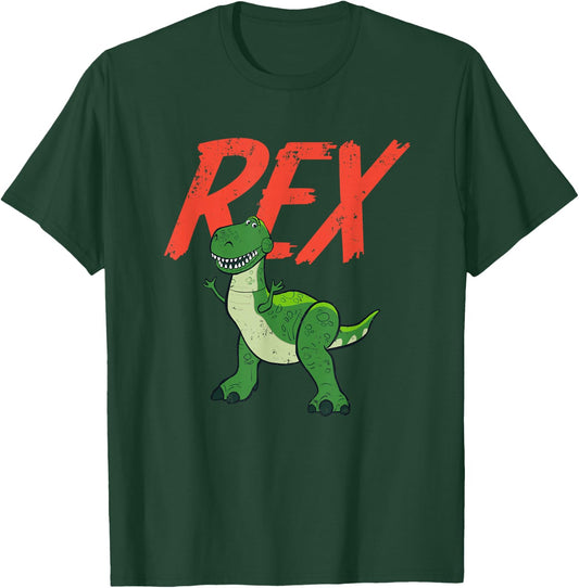 Disney Pixar Toy Story 4 Rex Dinosaur T-Shirt - T-Shirt | Forest