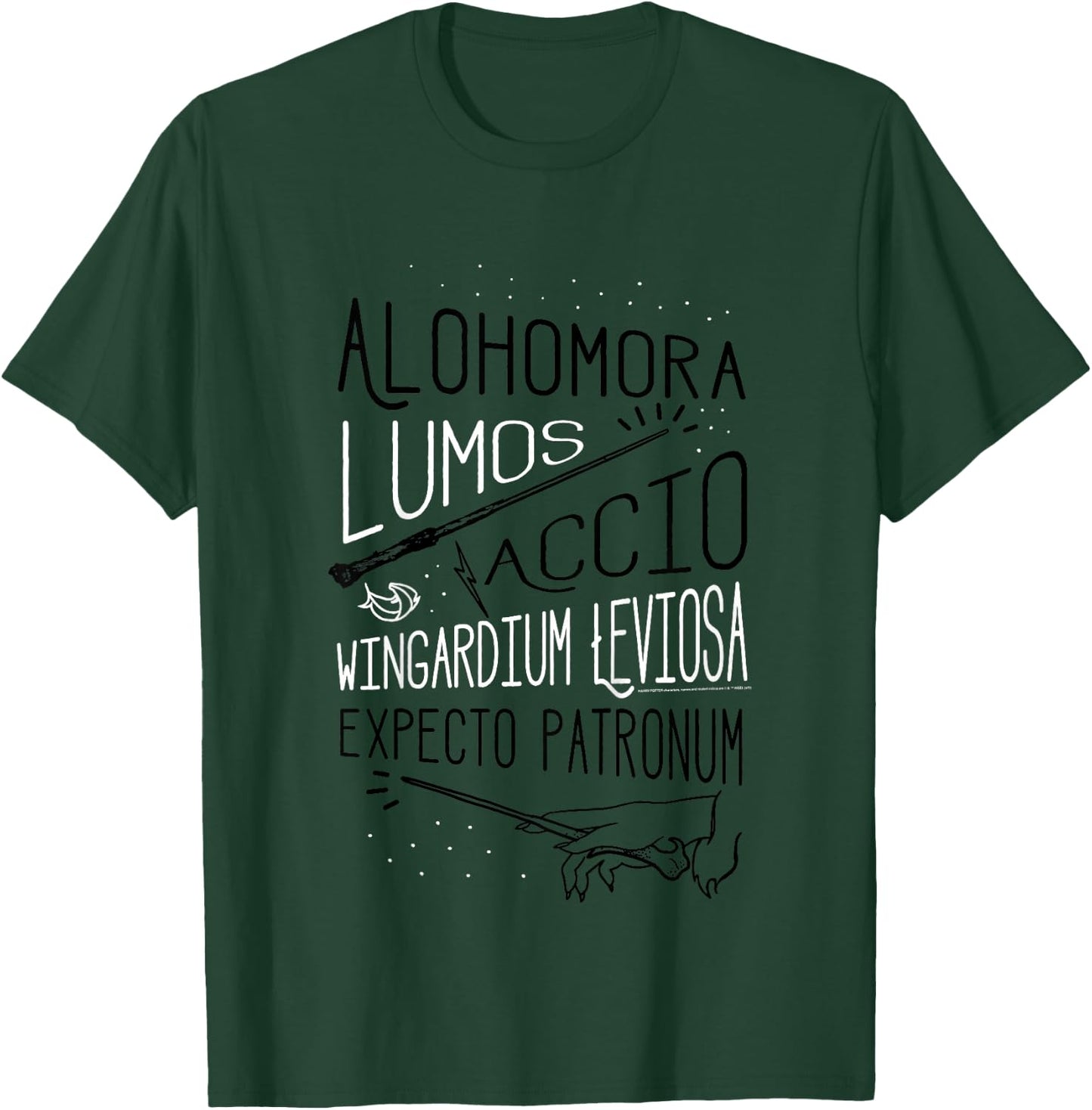 Kids Harry Potter Spell Stack T-Shirt - T-Shirt | Forest