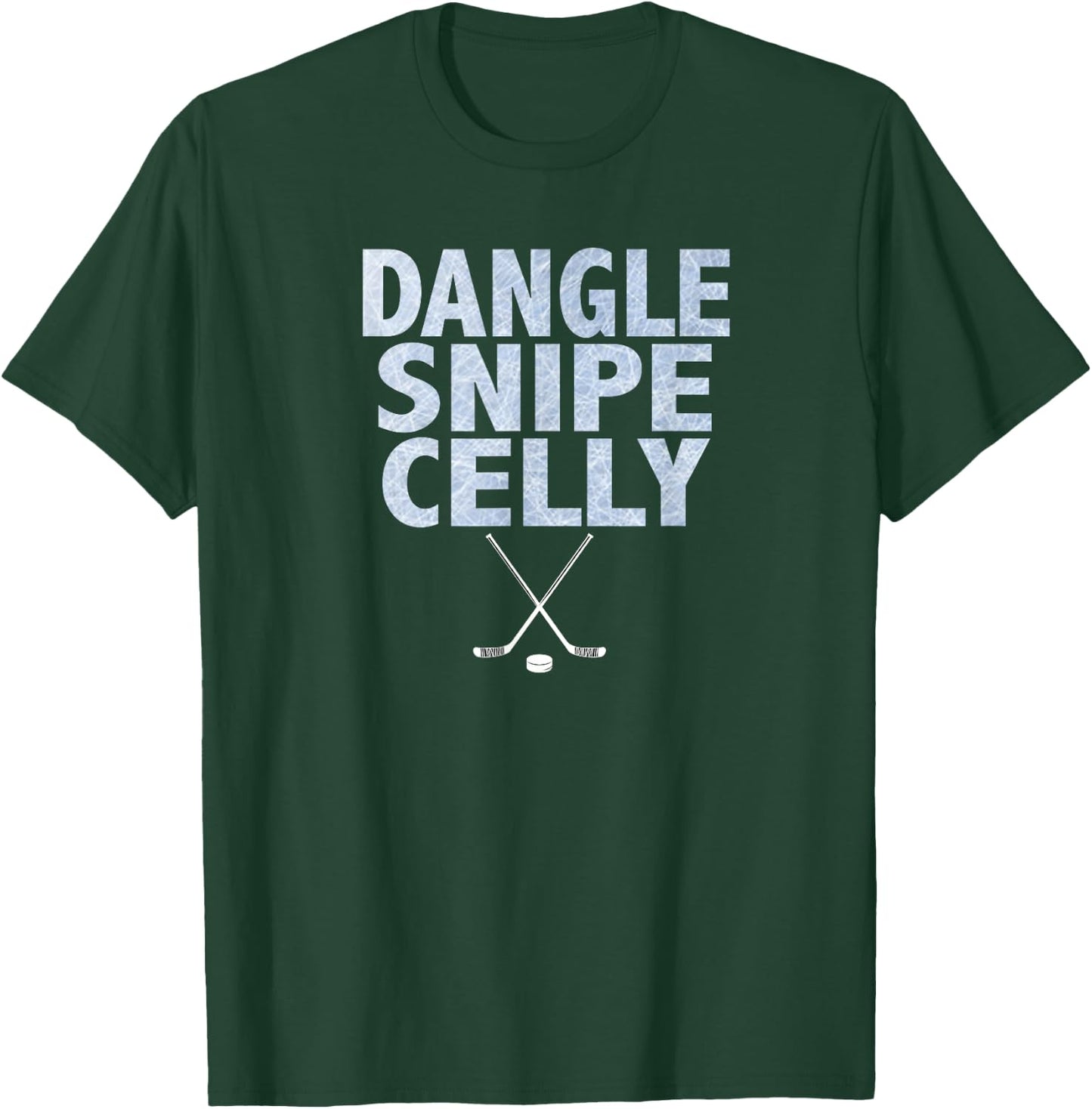 Dangle Snipe Celly Hockey T-Shirt - T-Shirt | Forest