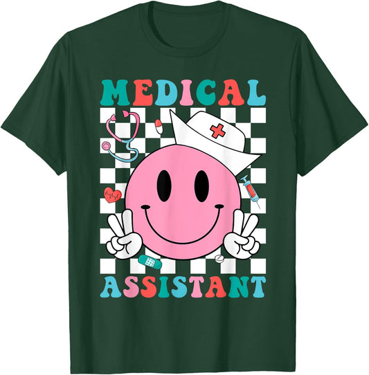 Funny Medical Assistant MA CMA Nursing Doctor Assistant T-Shirt - T-Shirt | Forest
