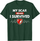 Congenital Heart Defect Awareness CHD Scars Happy Gift T-Shirt - T-Shirt | Forest