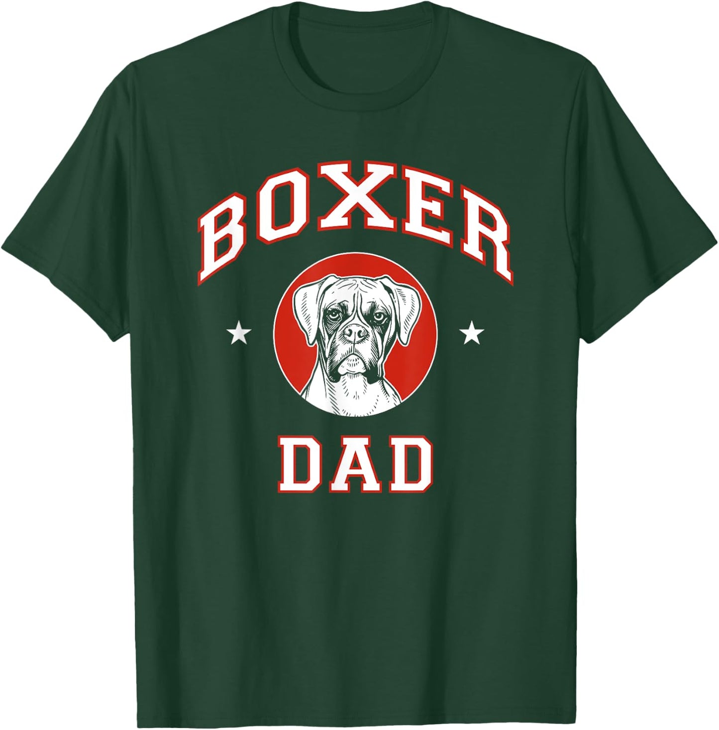 Boxer Dad Dog Father Women Kids T-Shirt - T-Shirt | Forest