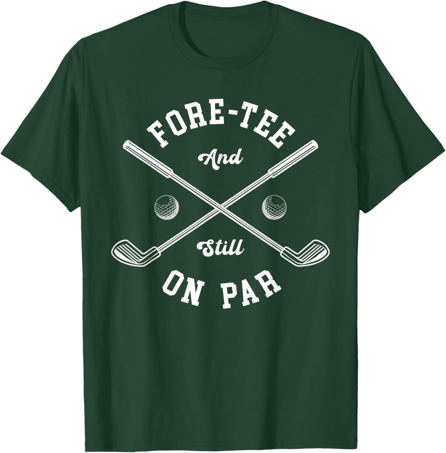 Fore Golf Birthday 40th Birthday 40 Year Old T-Shirt - T-Shirt | Forest