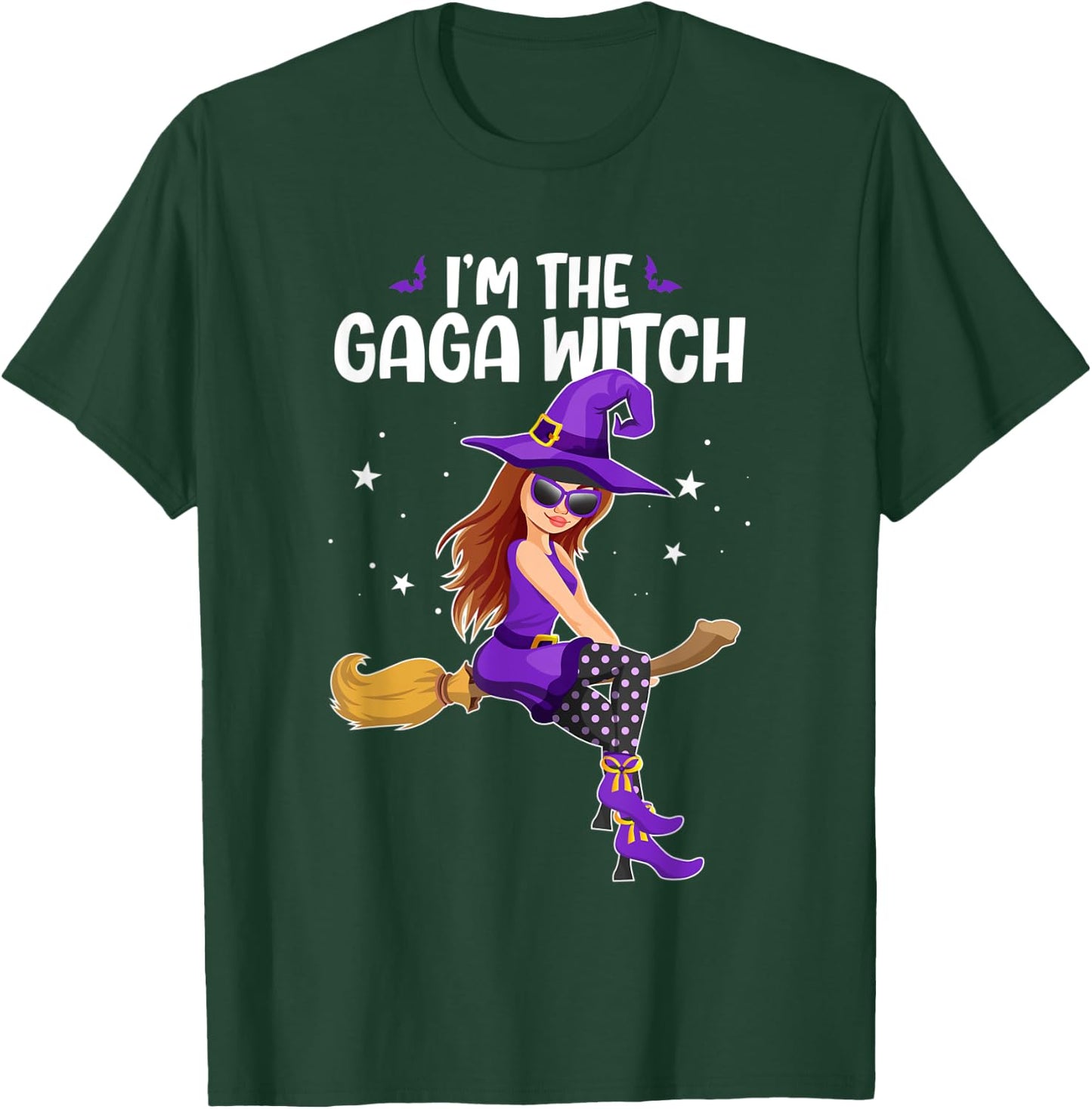 I'm the Gaga Witch Funny Halloween Matching Group Costume T-Shirt - T-Shirt | Forest
